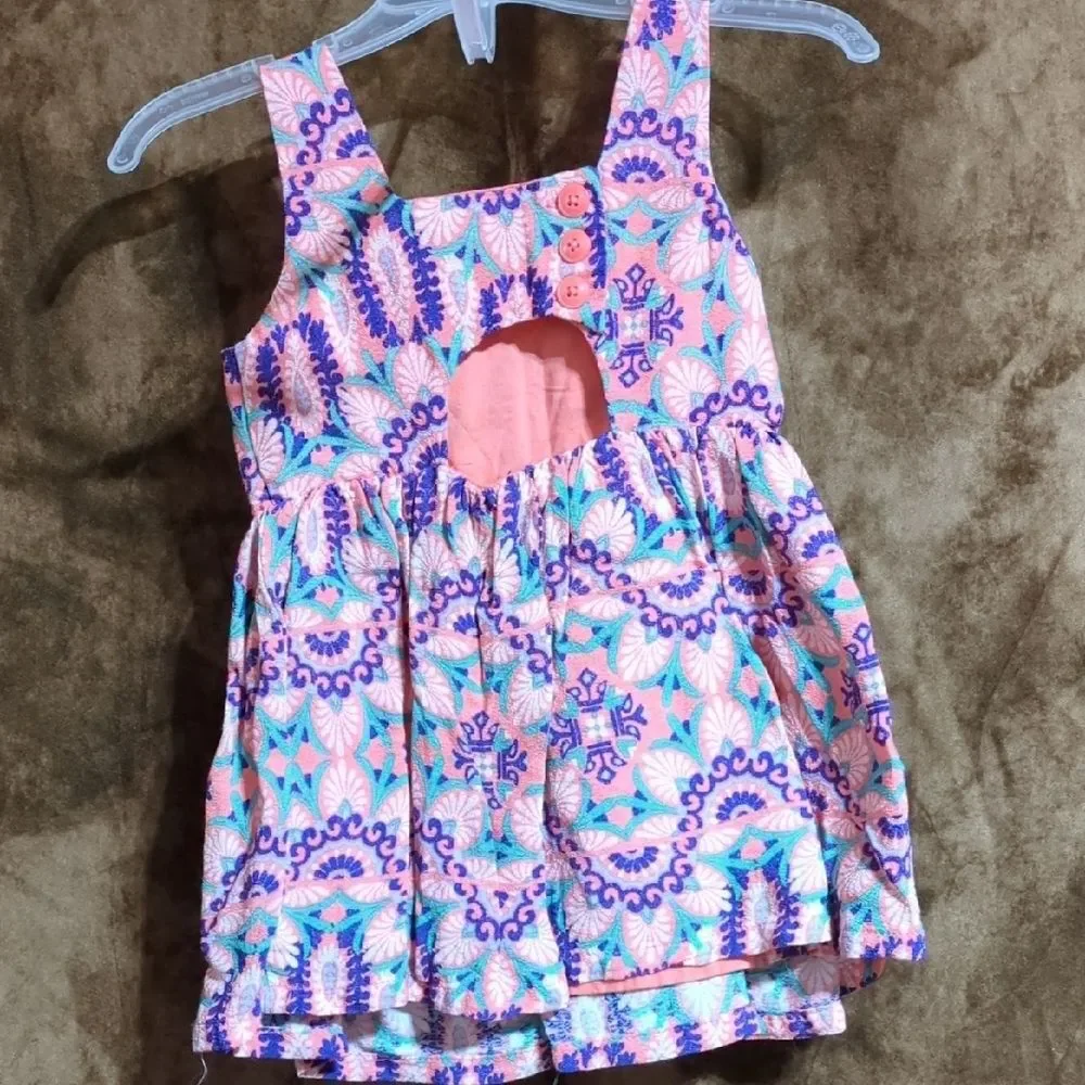 OshKosh B'gosh Coral and Violet Dress